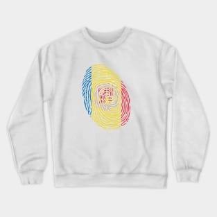 Andorra Fingerprint Crewneck Sweatshirt